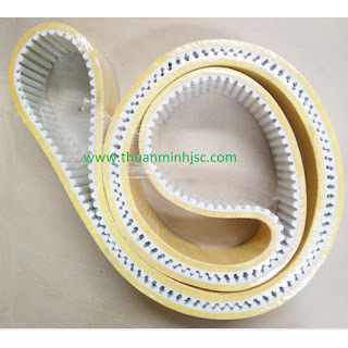 Dây băng tải nỉ timing belt cho công nghiệp sản xuất nhôm