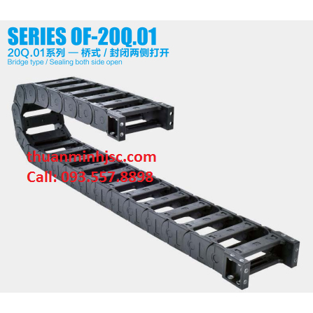 Xích nhựa dẫn cáp Ychcn – Xích nhựa công nghiệp